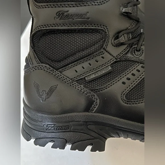 Thorogood Deuce Waterproof Side Zip Black Men’s Boots Composite Safety Toe 10.5 - Picture 2 of 8